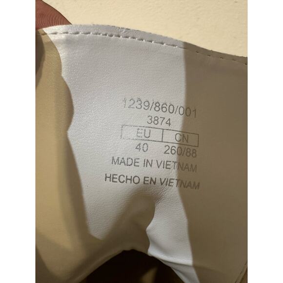 Bershka woman’s boots platform 1.5” white size 40 US 8.5 1239/860/001 3874 - Picture 7 of 8